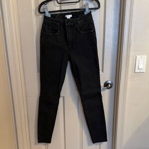 Good American Women's Classic Black Skinny Jeans